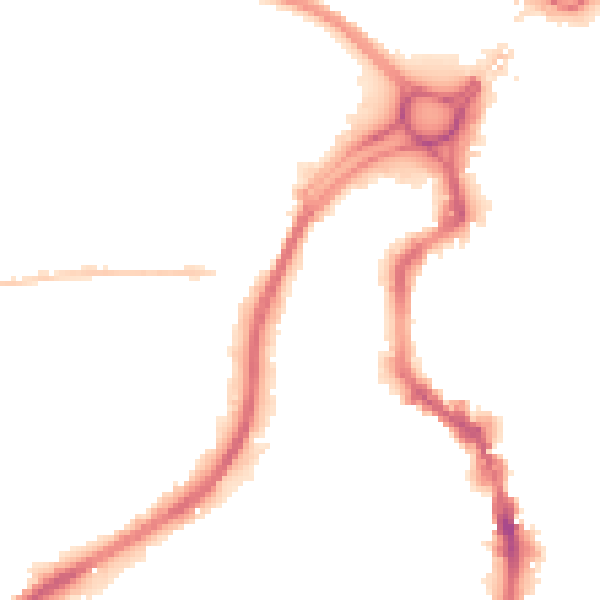Night-time road noise heatmap for HX1 5AY