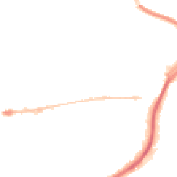Night-time road noise heatmap for HX1 5LQ