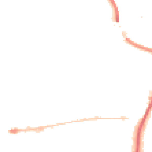 Night-time road noise heatmap for HX1 5QR