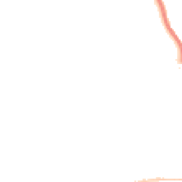 Night-time road noise heatmap for HX1 5RX