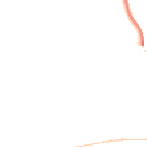 Night-time road noise heatmap for HX1 5RZ