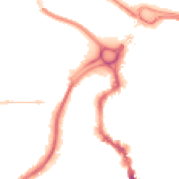 Night-time road noise heatmap for HX1 5SP