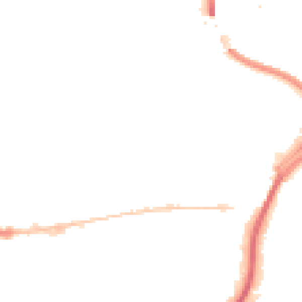 Night-time road noise heatmap for HX1 5TY