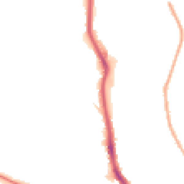 Night-time road noise heatmap for HX3 0AD