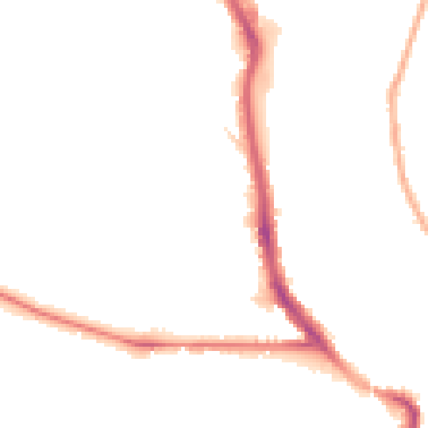 Night-time road noise heatmap for HX3 0BH