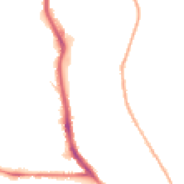 Night-time road noise heatmap for HX3 0DE