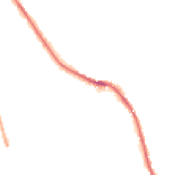 Night-time road noise heatmap for HX3 5SL
