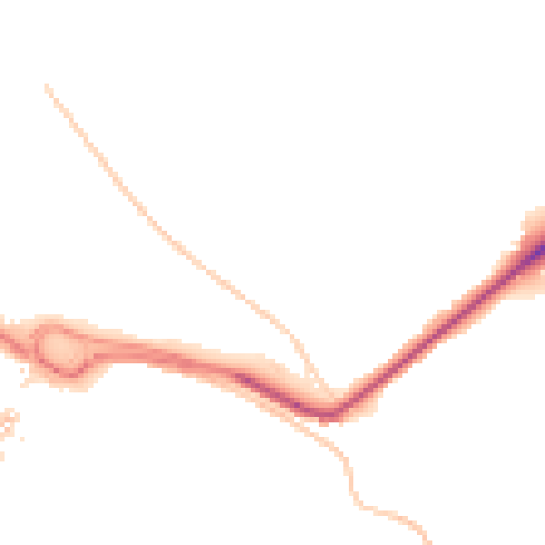 Night-time road noise heatmap for HX3 6BA