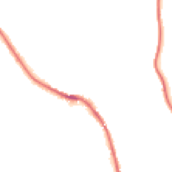 Night-time road noise heatmap for HX3 6QZ