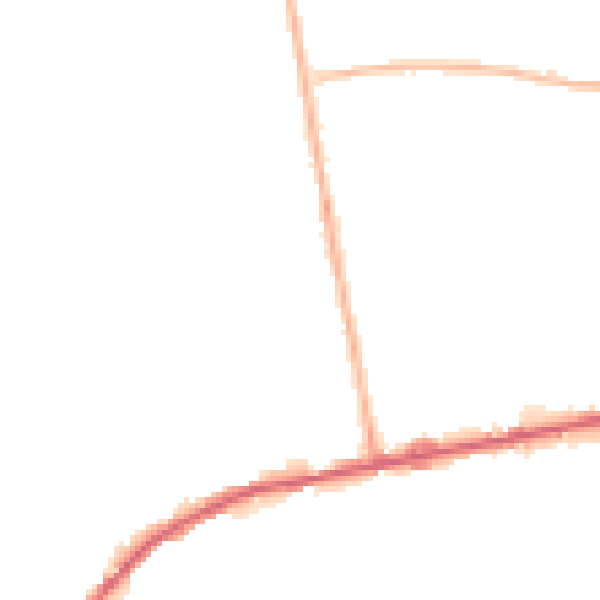 Night-time road noise heatmap for HX3 7JP