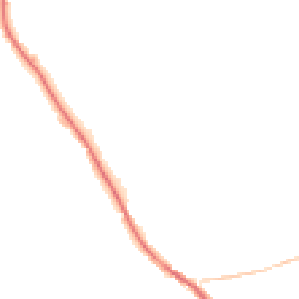 Night-time road noise heatmap for HX3 8FE