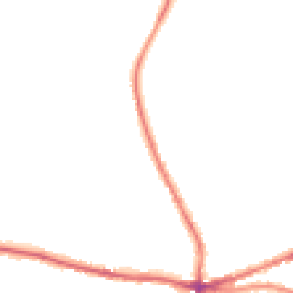 Night-time road noise heatmap for HX3 8LE