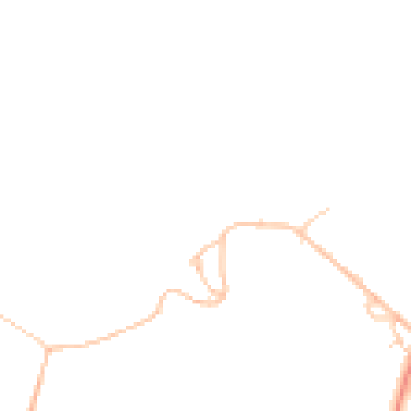 Daytime road noise heatmap for HX3 8QY