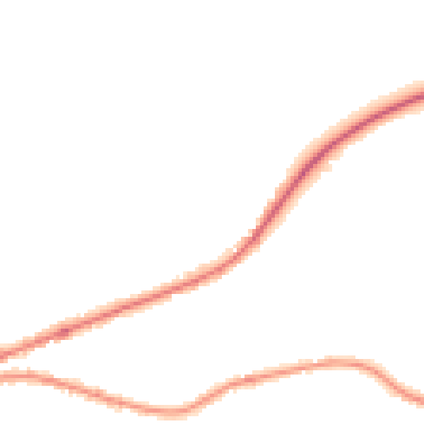 Night-time road noise heatmap for HX3 8ST