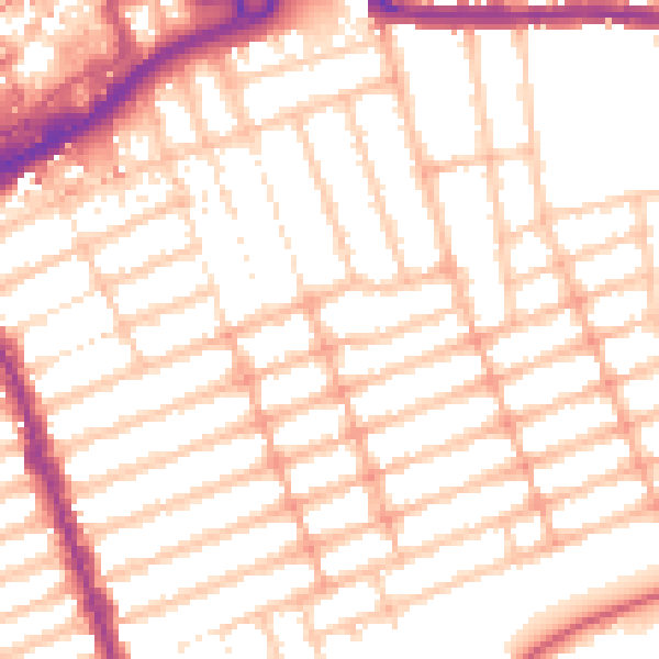 Daytime road noise heatmap for IG1 1JX