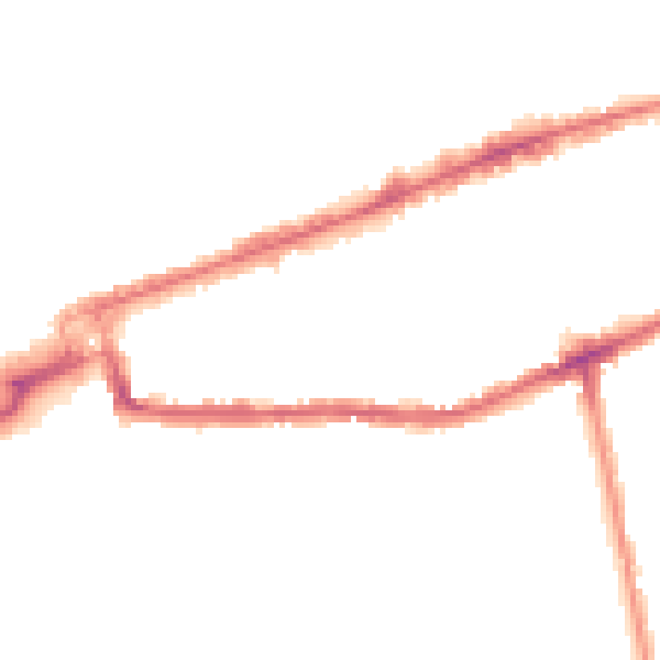 Night-time road noise heatmap for IG1 1RQ