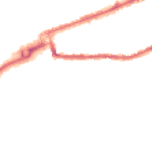 Night-time road noise heatmap for IG1 1SD