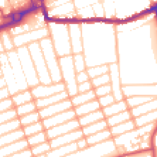 Daytime road noise heatmap for IG1 1SG