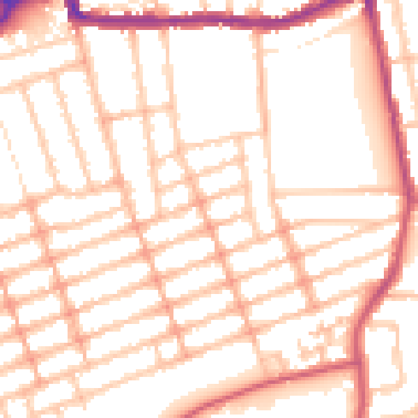 Daytime road noise heatmap for IG1 1TA