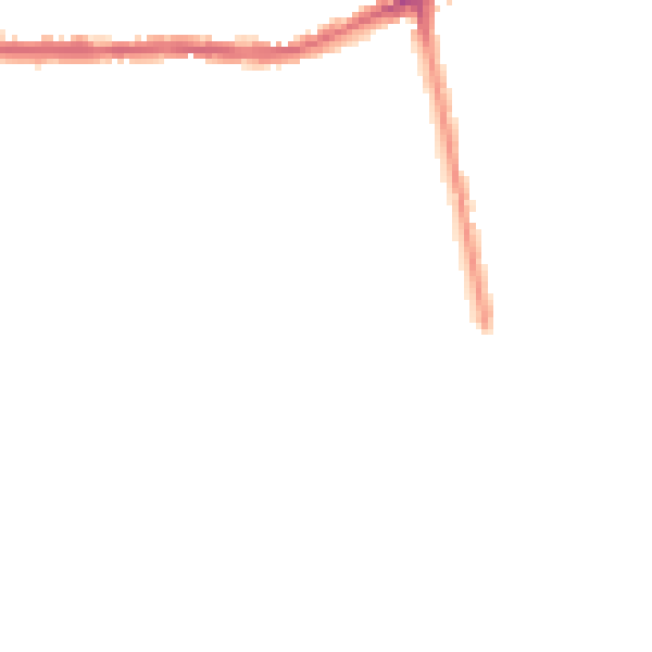 Night-time road noise heatmap for IG1 1YA