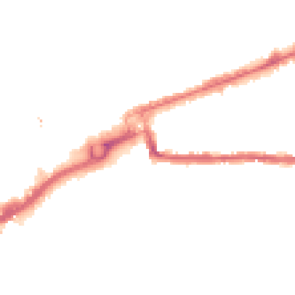 Night-time road noise heatmap for IG1 1YL