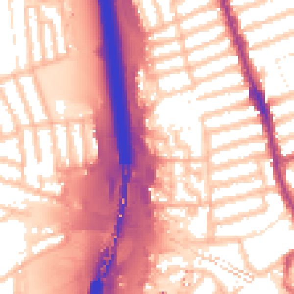 Daytime road noise heatmap for IG1 2BG
