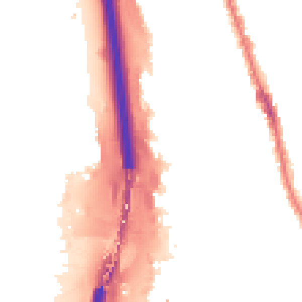 Night-time road noise heatmap for IG1 2BG
