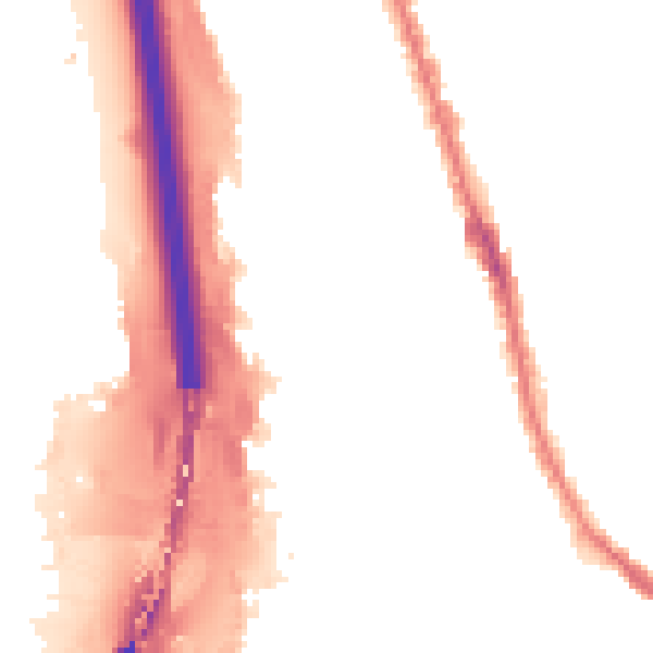 Night-time road noise heatmap for IG1 2BN