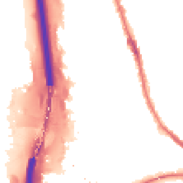 Night-time road noise heatmap for IG1 2BS