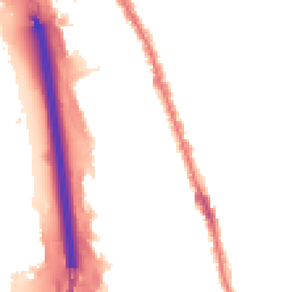 Night-time road noise heatmap for IG1 2GD