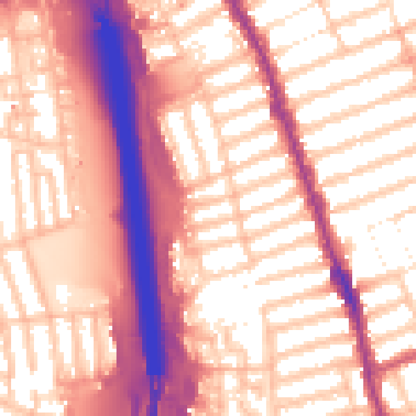 Daytime road noise heatmap for IG1 2HP
