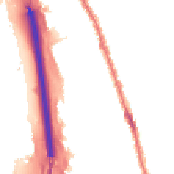 Night-time road noise heatmap for IG1 2HT