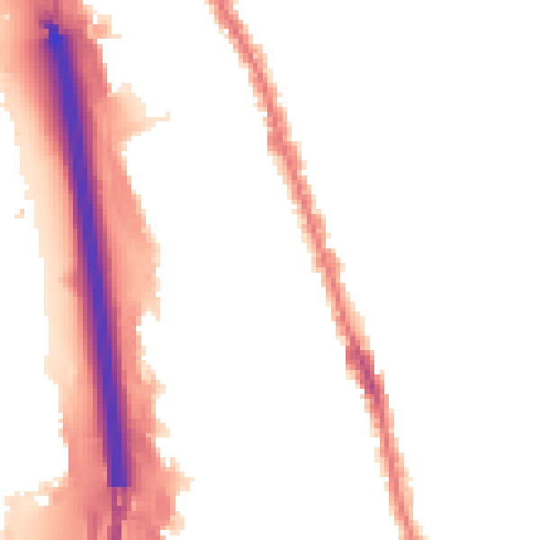 Night-time road noise heatmap for IG1 2HU