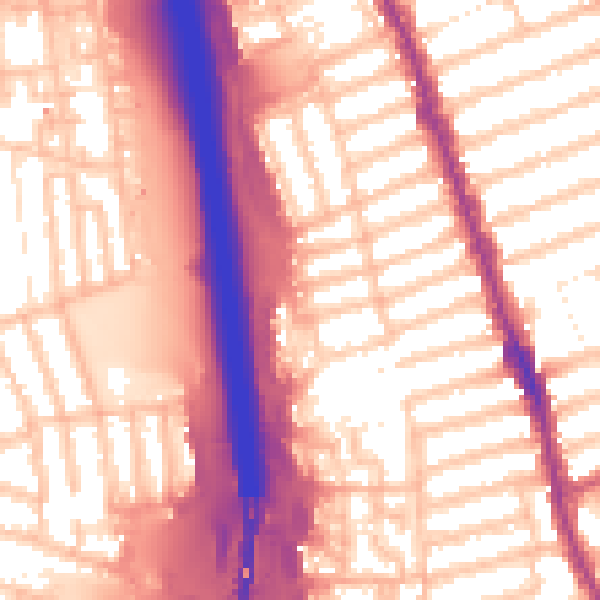 Daytime road noise heatmap for IG1 2HW