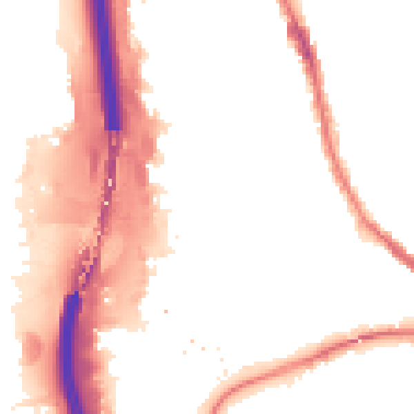Night-time road noise heatmap for IG1 2JR