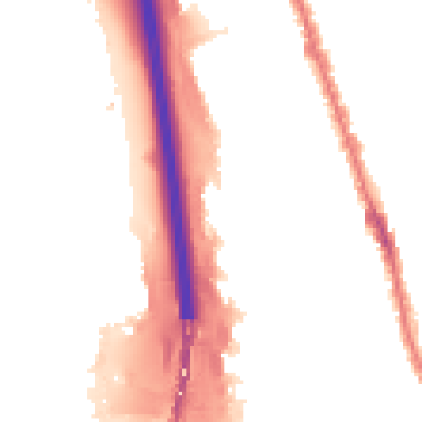 Night-time road noise heatmap for IG1 2JW