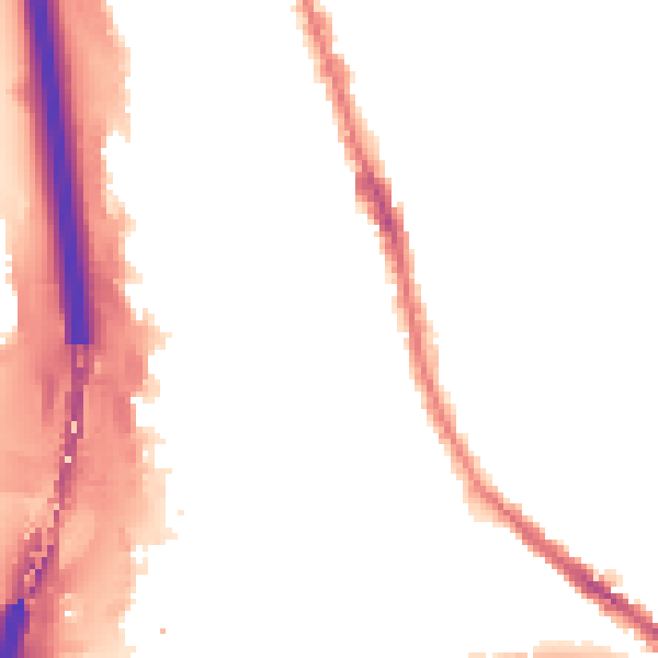 Night-time road noise heatmap for IG1 2NG