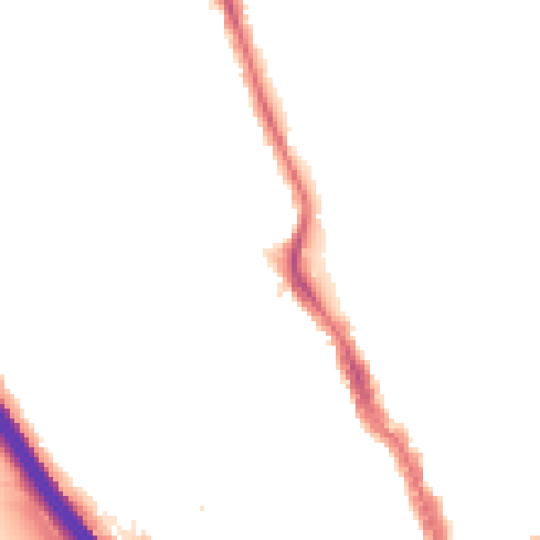 Night-time road noise heatmap for IG1 3EX
