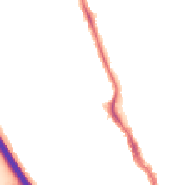 Night-time road noise heatmap for IG1 3HT