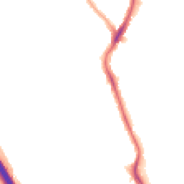 Night-time road noise heatmap for IG1 3JL