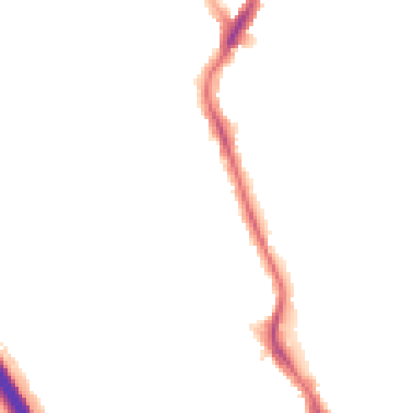 Night-time road noise heatmap for IG1 3JR