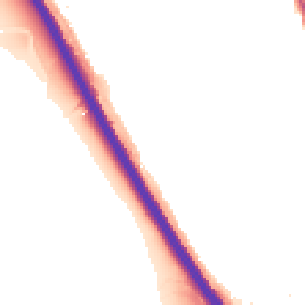 Night-time road noise heatmap for IG1 3LG