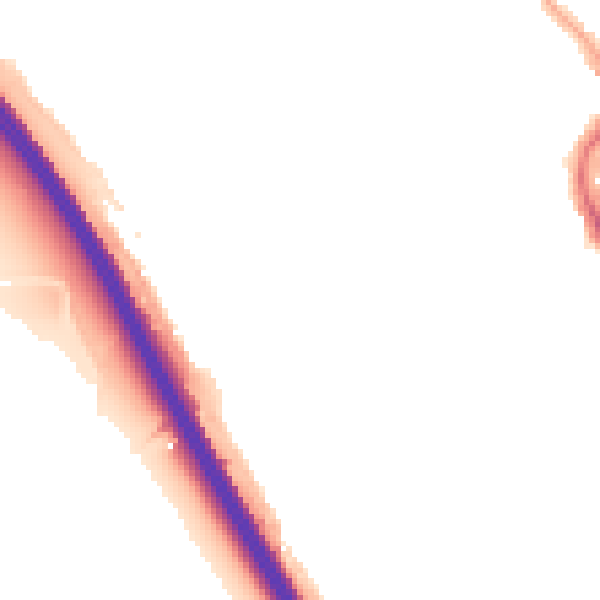 Night-time road noise heatmap for IG1 3LZ
