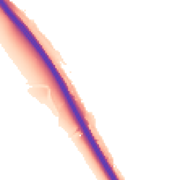 Night-time road noise heatmap for IG1 3NA