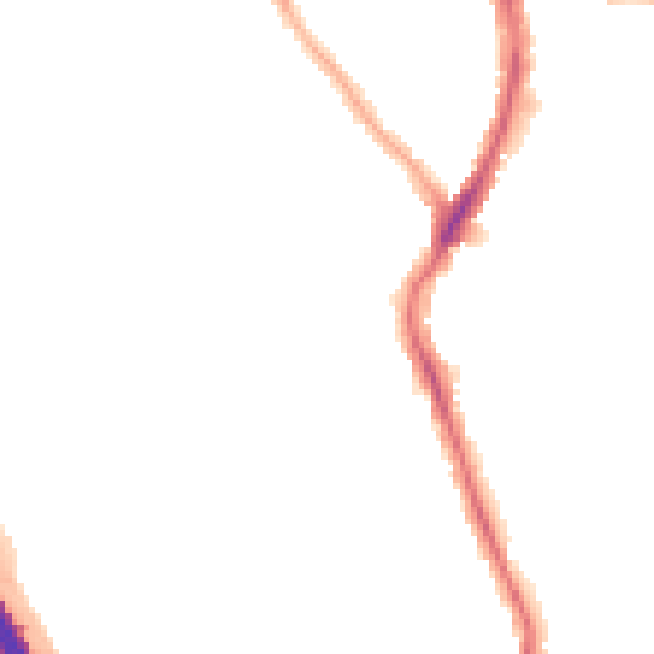 Night-time road noise heatmap for IG1 3PF