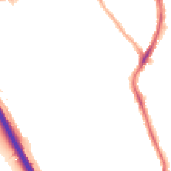 Night-time road noise heatmap for IG1 3PG