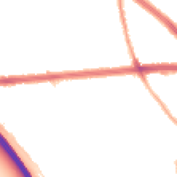 Night-time road noise heatmap for IG1 3QE