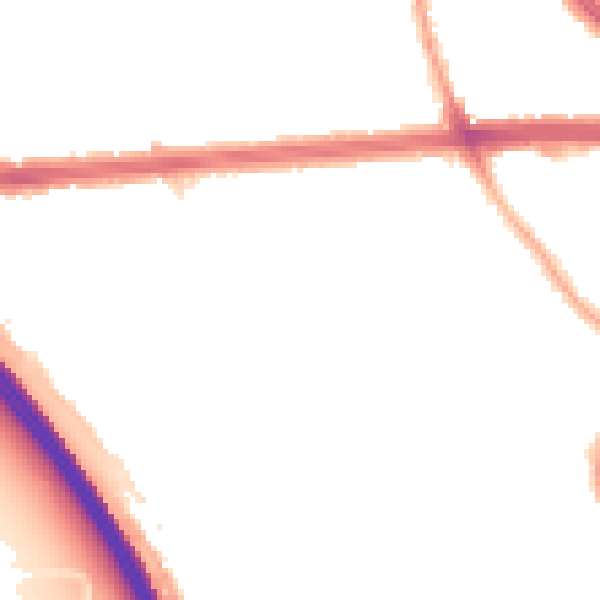 Night-time road noise heatmap for IG1 3SE