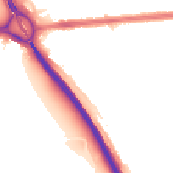 Night-time road noise heatmap for IG1 3SL