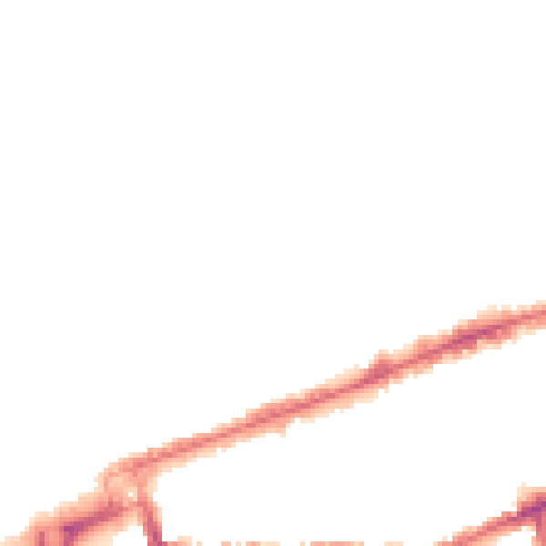 Night-time road noise heatmap for IG1 4BF